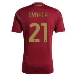 AS Roma Paulo Dybala #21 Fodboldtrøjer 2024-25 Hjemmebanetrøje Mænd